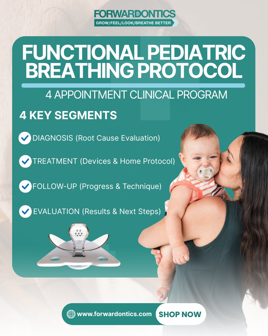Functional Pediatric Breathing Protocol – 4 Appointments