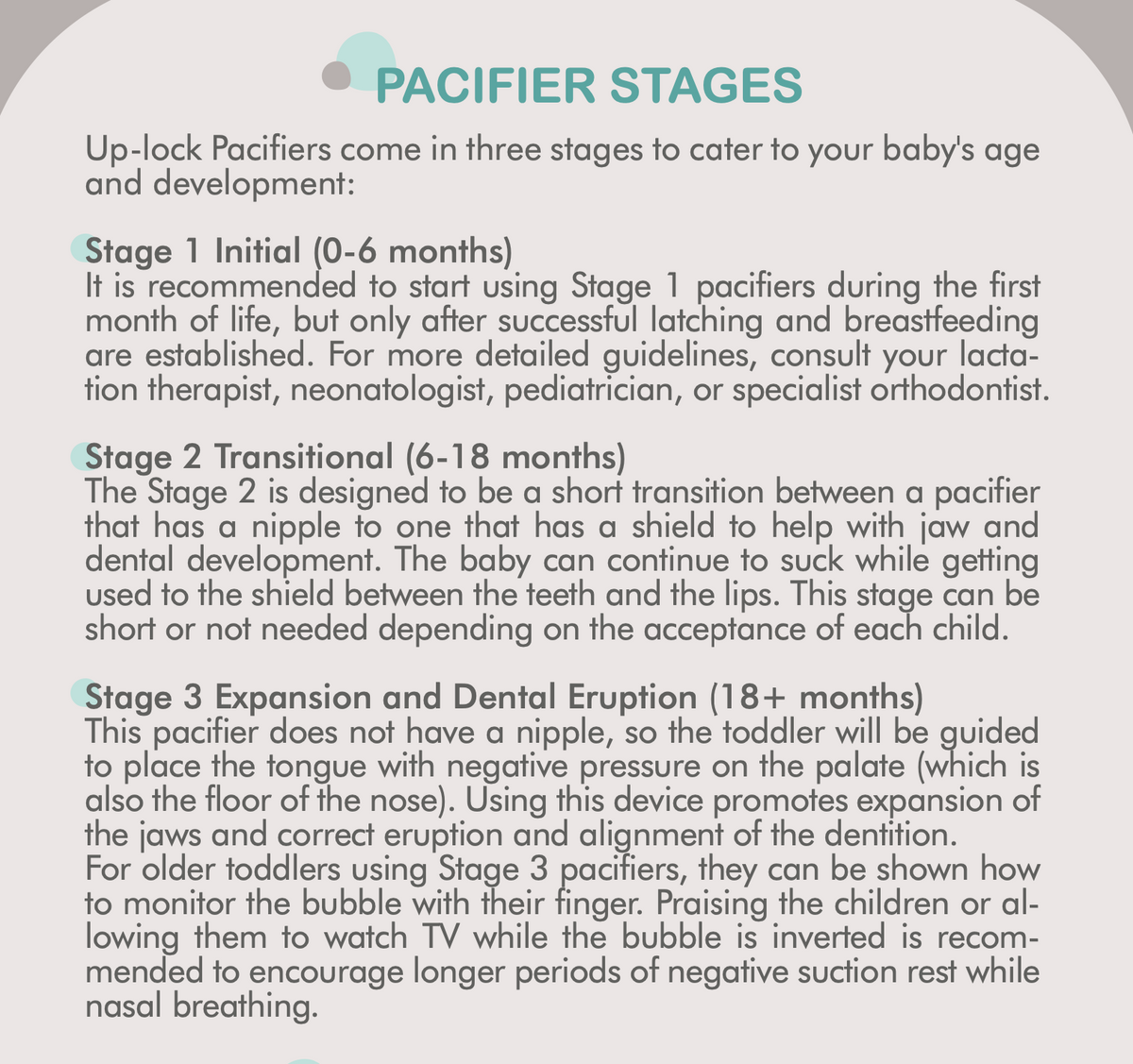 Pacifier Basic Pacifier Instructions – Forwardontics