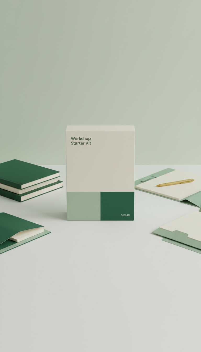 Workshop Starter Kit Minimalist Packaging