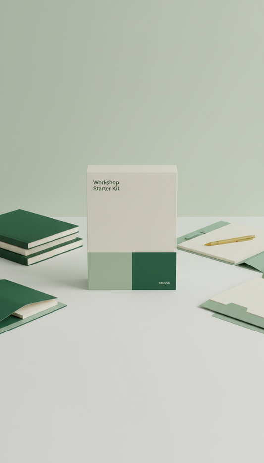 Workshop Starter Kit Minimalist Packaging
